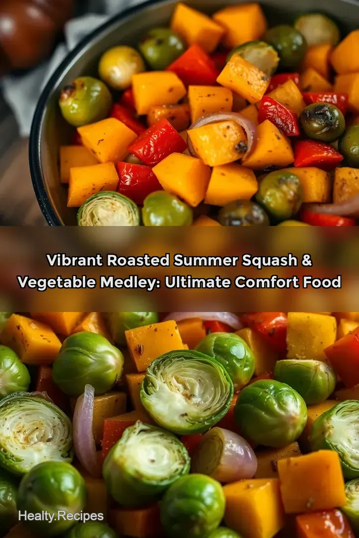 Vibrant Roasted Summer Squash &amp Vegetable Medley: Ultimate Comfort Food