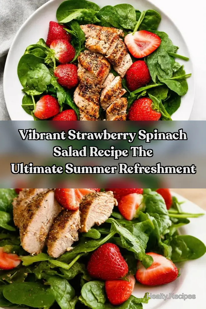 Vibrant Strawberry Spinach Salad Recipe The Ultimate Summer Refreshment