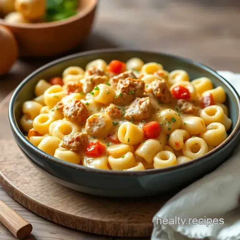 Quick Chicken Macaroni Creamy Delight
