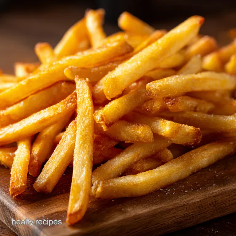 Air Fryer Frozen French Fries: Golden Crispy Perfection! presentation
