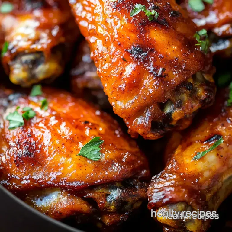 Air Fryer Wings: Crispy Juicy Perfection presentation
