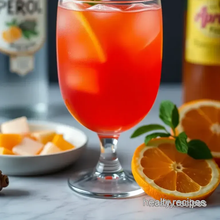 Aperol Spritz: The Refreshing Italian Classic presentation