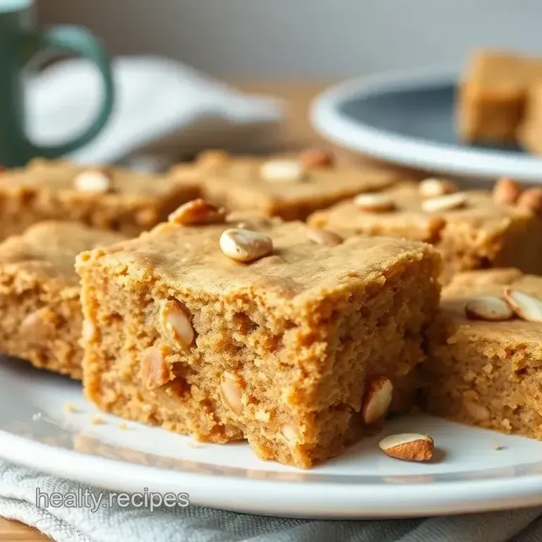 Healthful Blondies: Easy Delicious Treats