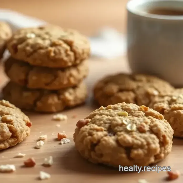 Healthy Flourless Oatmeal Cookies