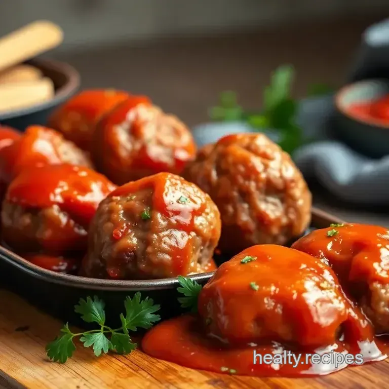 Oven-Baked Juicy Pork Meatballs