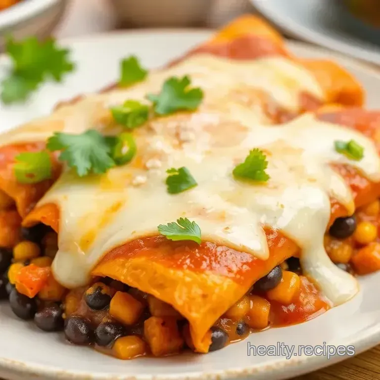 Sweet Potato Enchiladas