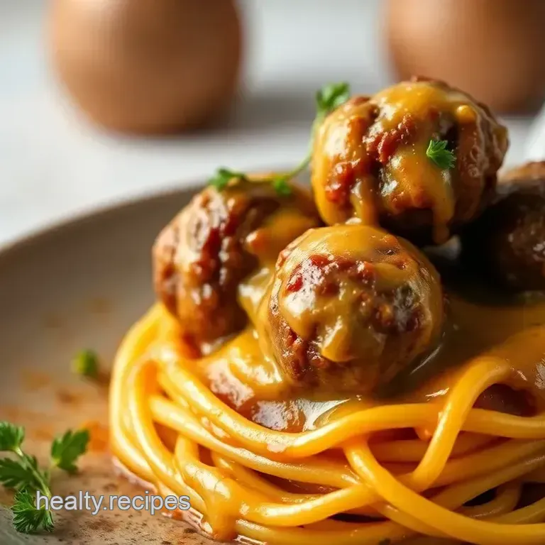 Baked Beef Meatballs Cheesy Delight: A Cheesy Twist on a Classic Favorite