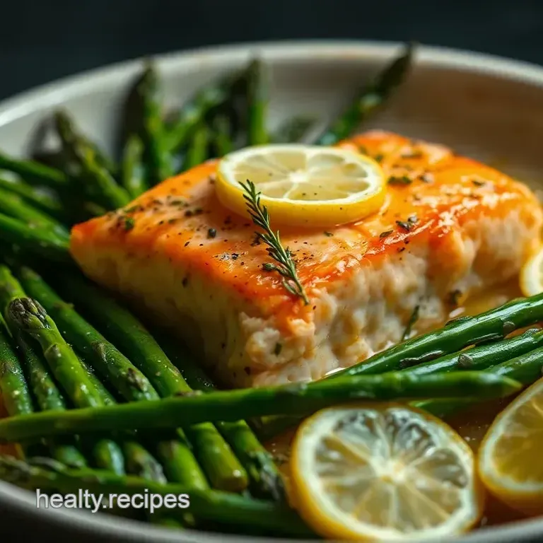 Baked Lemon-Herb Salmon with Asparagus