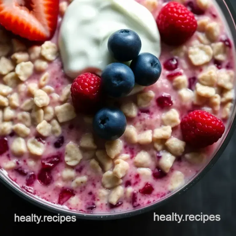 Berry Good Overnight Oats presentation