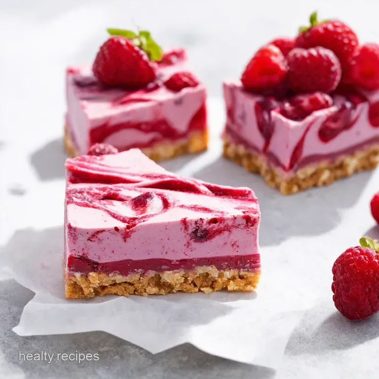 Berry Swirl Frozen Greek Yogurt Bark