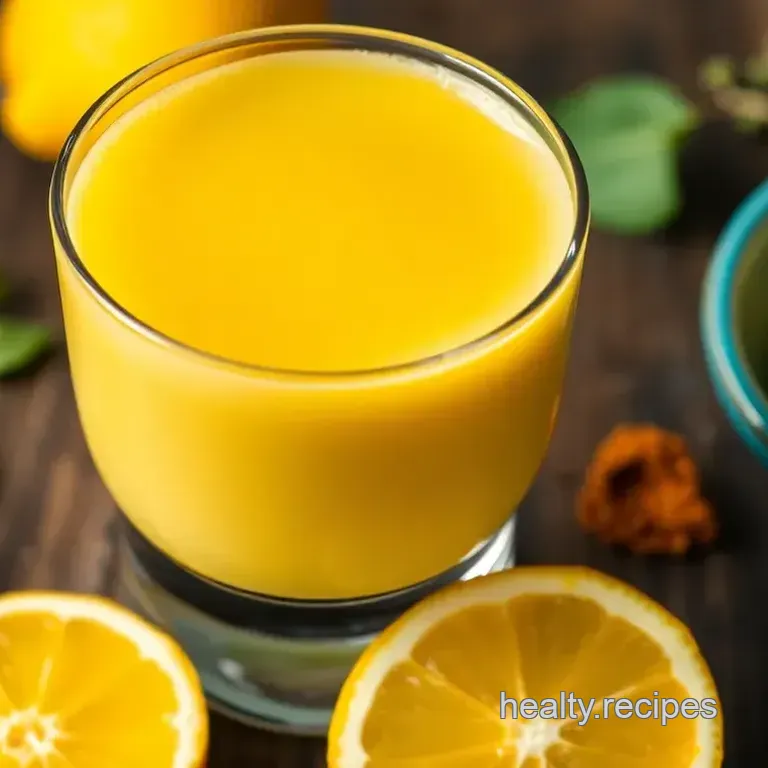 Ginger Turmeric Immunity Booster Health Shot