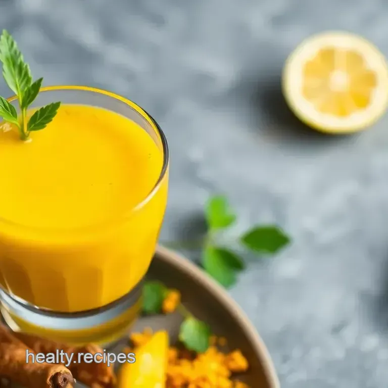 Ginger Turmeric Immunity Shot