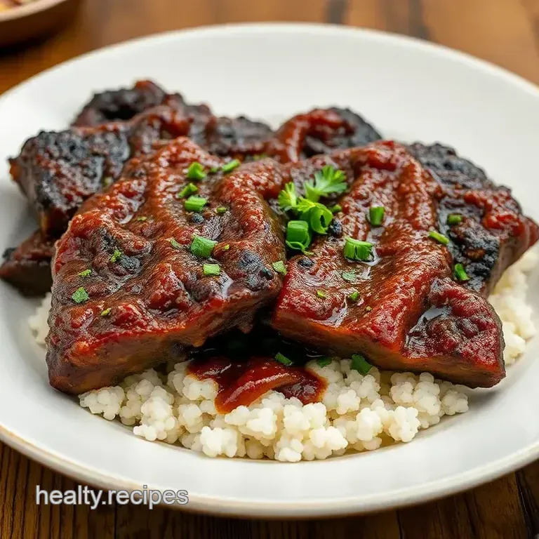 Braise Beef Ribs with Spicy Flavor Burst