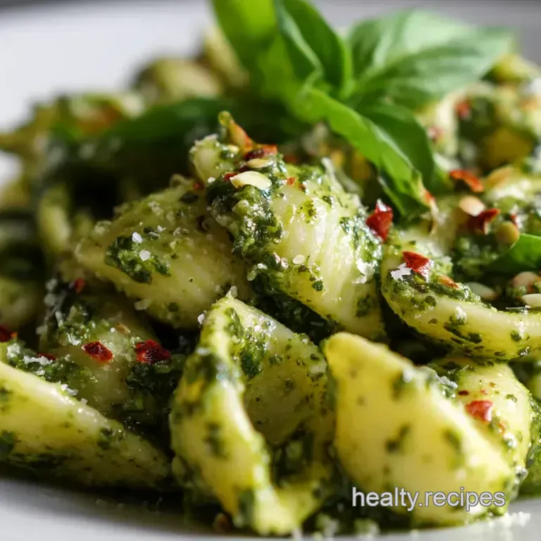 Bright & Bold Basil Pesto Pasta
