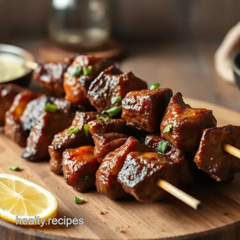 Broiled Beef Kabobs: A Spicy and Flavorful Treat