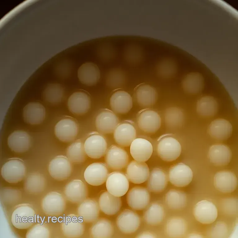 Bubble Tea Bliss: Homemade Boba presentation