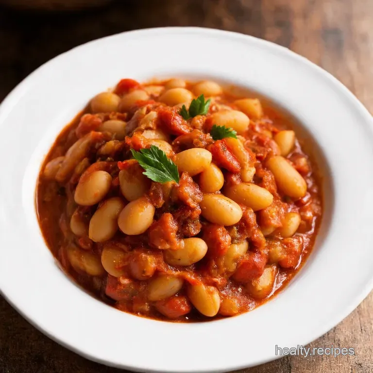 Butter Bean Braise with Chorizo Smoked Paprika