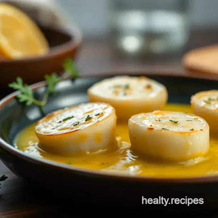 Decadent Baked Sea Scallops in Garlic Butter Sauce