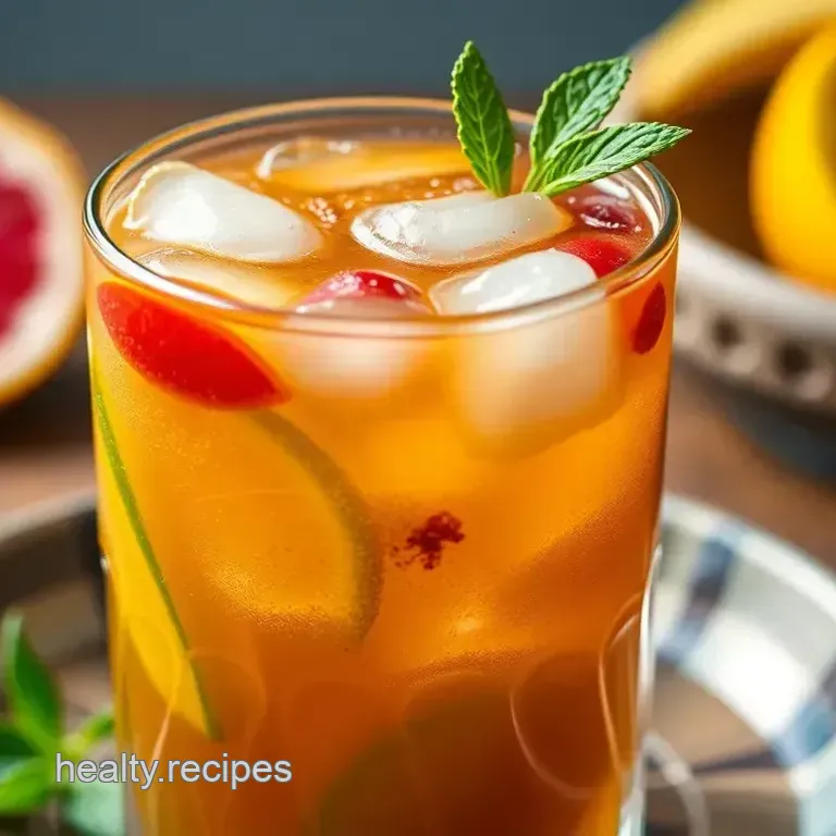 Refreshing Iced Tea for Gut Health