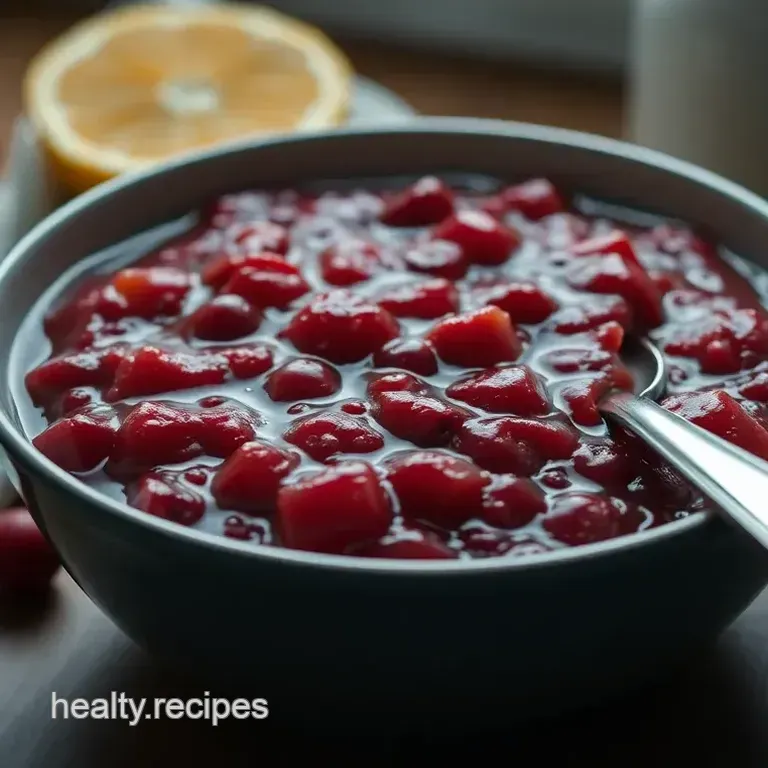 Classic Holiday Cranberry Sauce: A Tangy Twist on Tradition