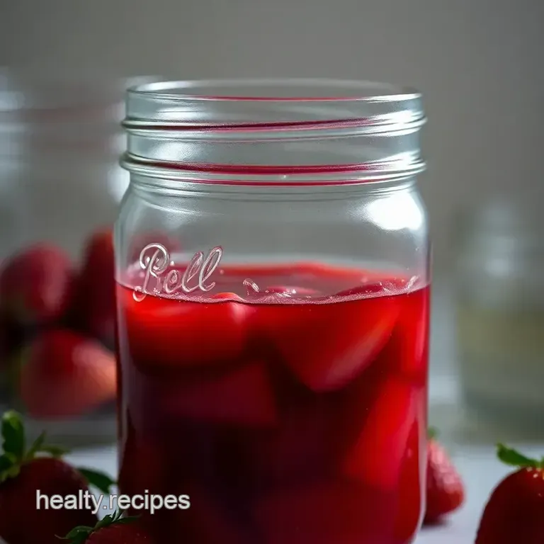 Classic Strawberry Preserves: Sweetness in a Jar presentation