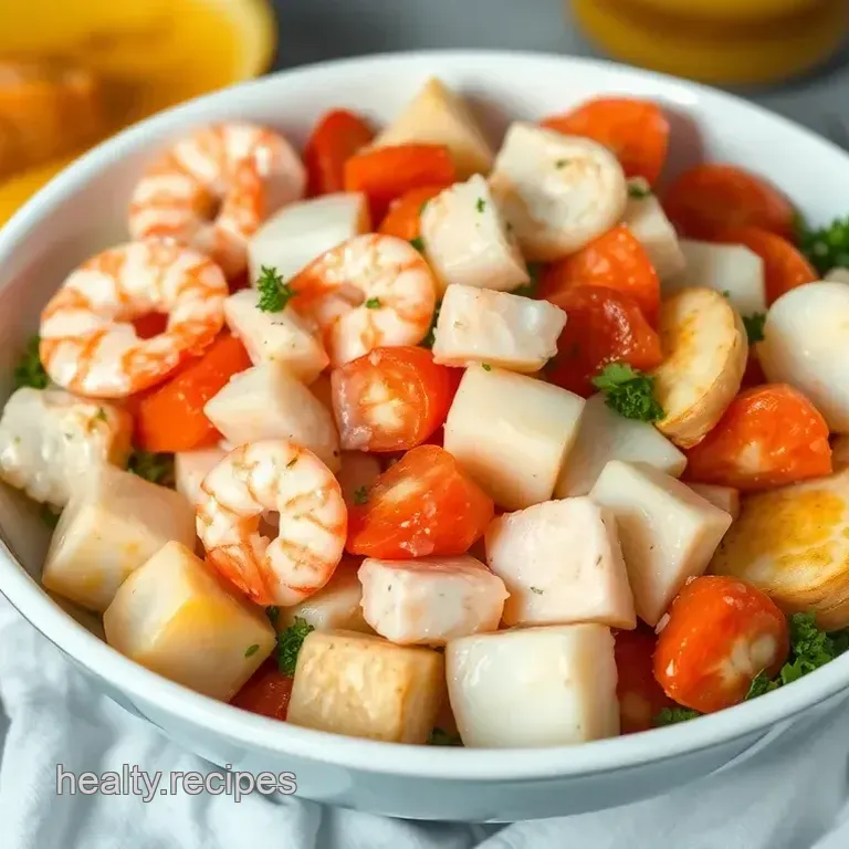Coastal Classic Seafood Salad with Lemon-Dill Dressing
