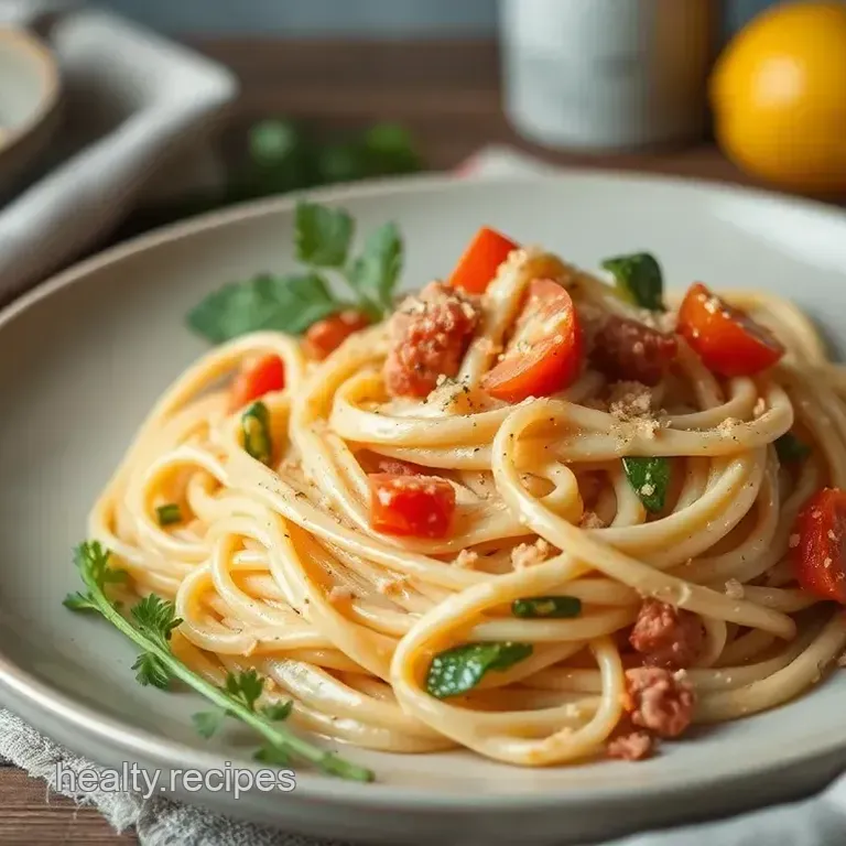 15-Minute Creamy Pesto Pasta