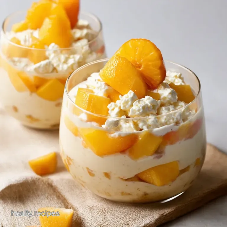 Cottage Cheese Sunshine Fruit Parfaits
