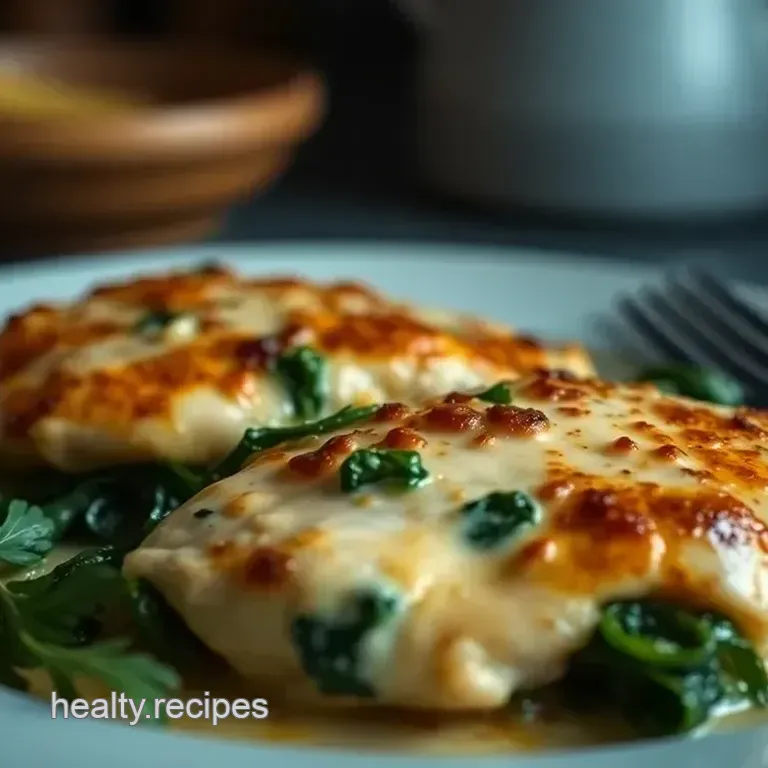 Creamy Baked Chicken Florentine