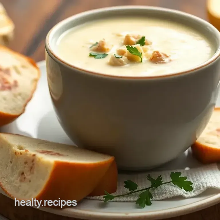 Easy Creamy Chicken Artichoke Soup Recipe