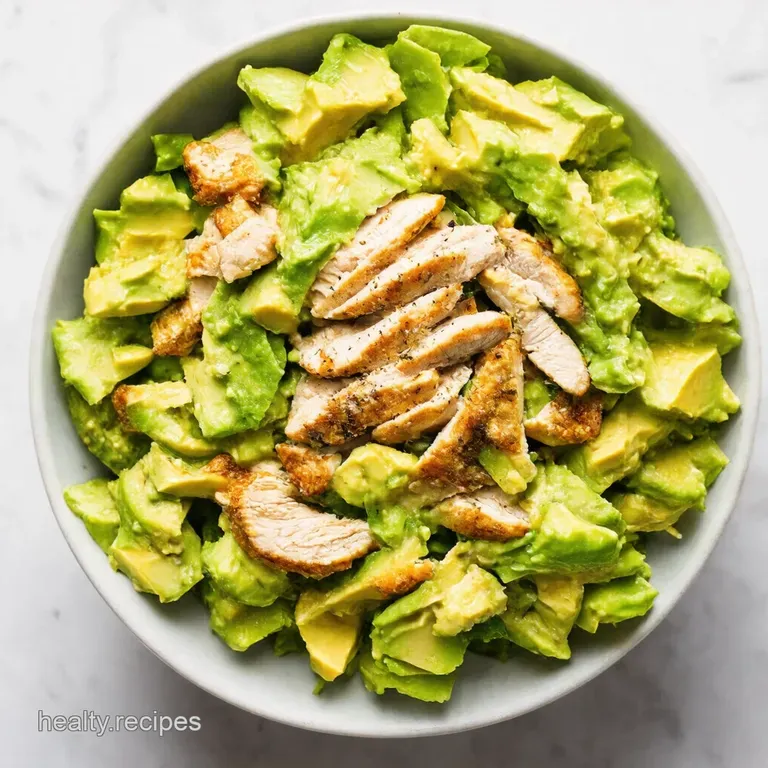 Creamy Dreamy Avocado Chicken Salad