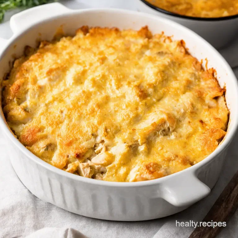 Creamy Dreamy Chicken Casserole Lightened Up