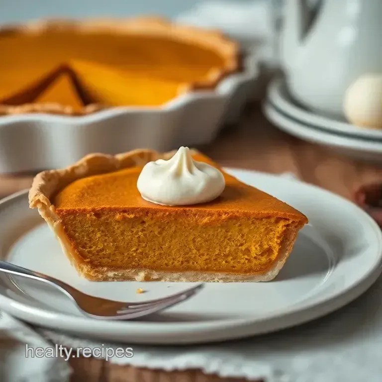 Baked Pumpkin Pie Delight with Creamy Filling
