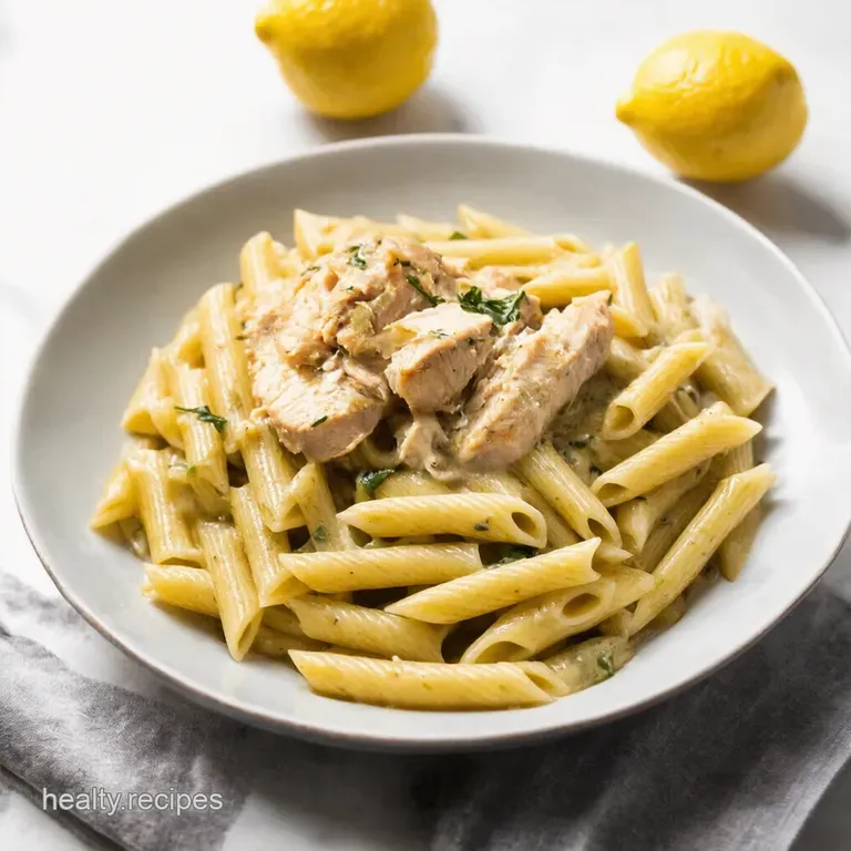 Creamy Lemon Herb Chicken Pasta Perfection