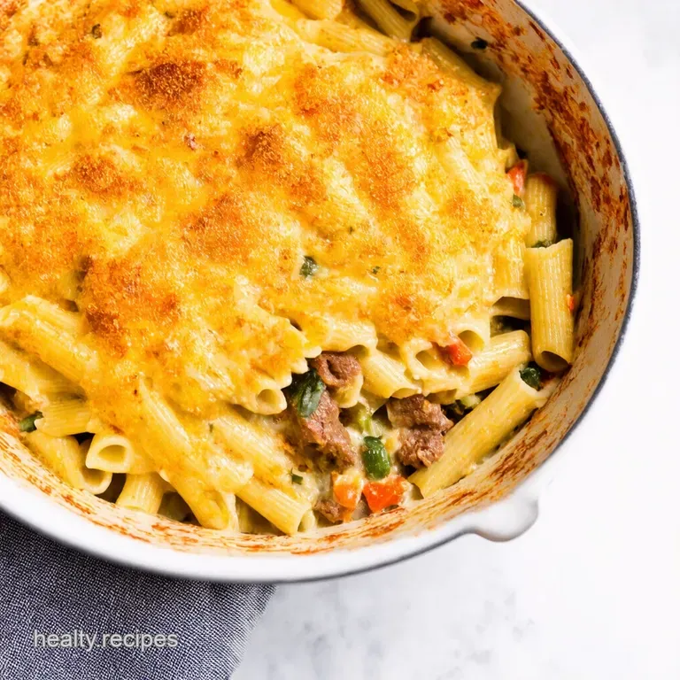 Creamy Roasted Vegetable Pasta Bake