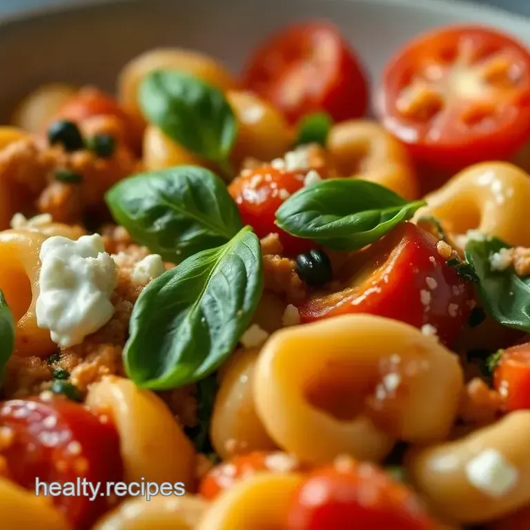 Creamy Tomato Basil Tortellini: A Quick and Delicious Weeknight Meal