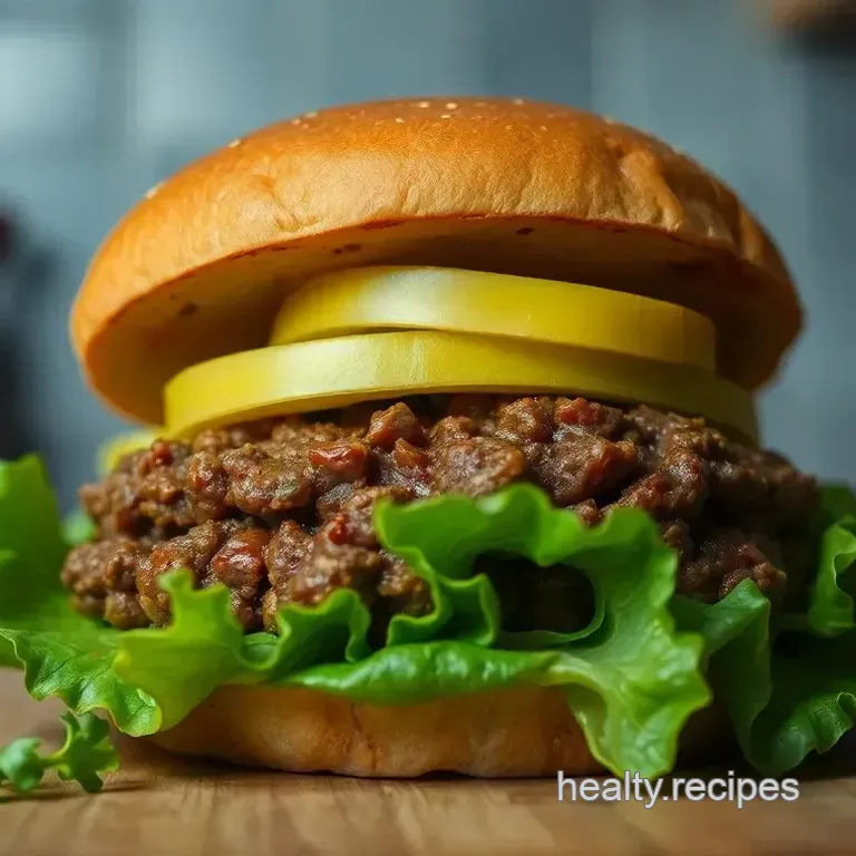 Crisp & Juicy Lettuce Wrap Burger – A Fresh Take on a Classic