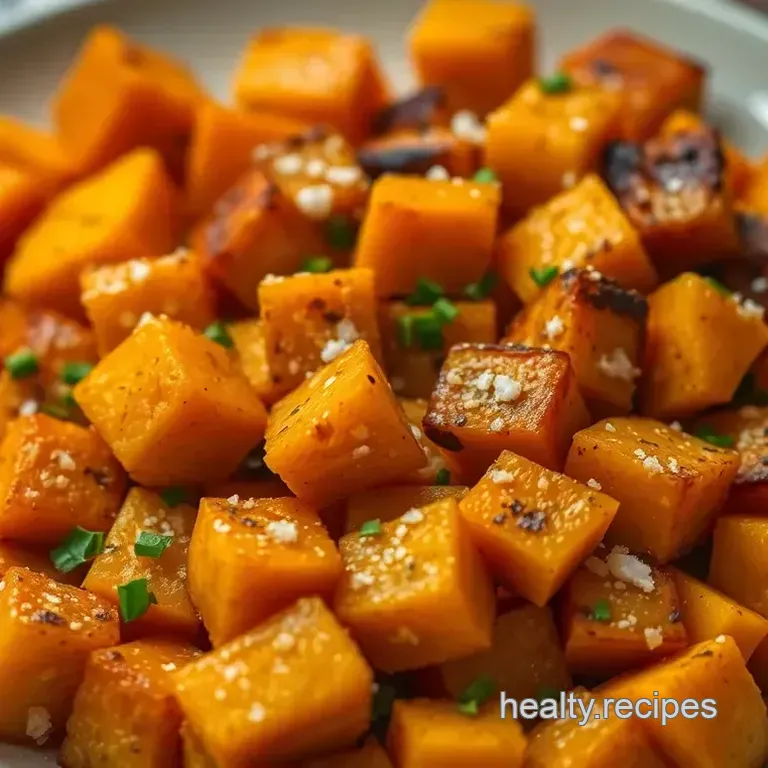 Crispy Air Fryer Butternut Squash Cubes – Sweet Savoury and Effortlessly Delicious