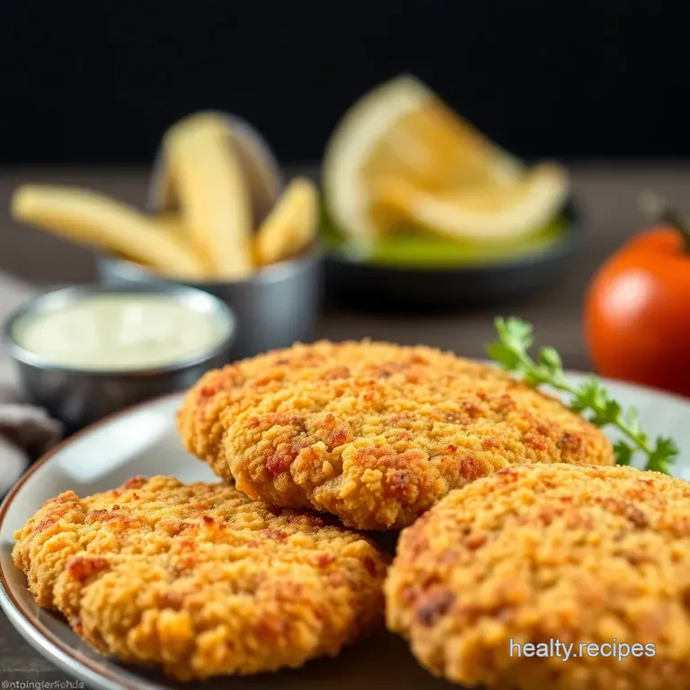 Crispy Golden Chicken Cutlets: An Easy Weeknight Winner! presentation