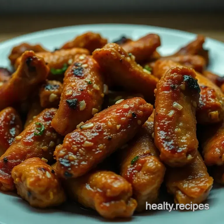Crispy Honey Garlic Wingettes