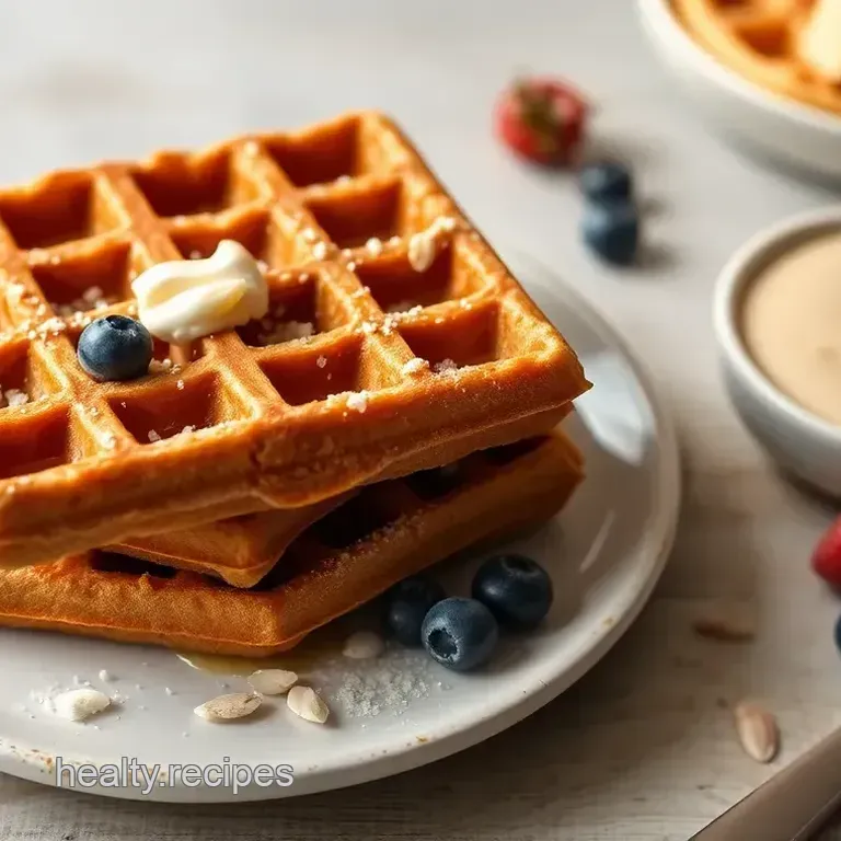 Crispy & Delicious Almond Flour Waffles