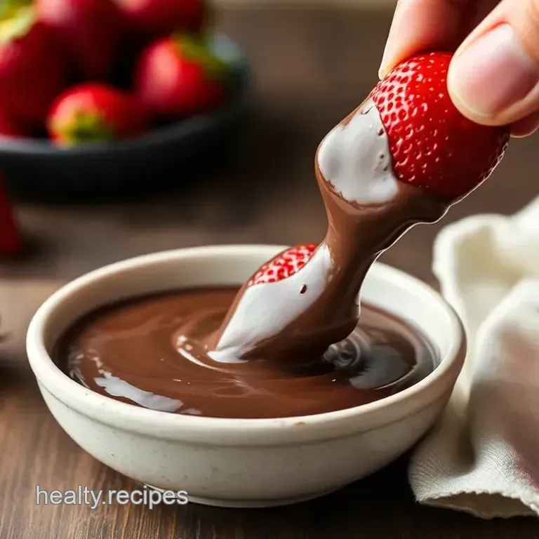Decadent Chocolate-Dipped Fresh Strawberries