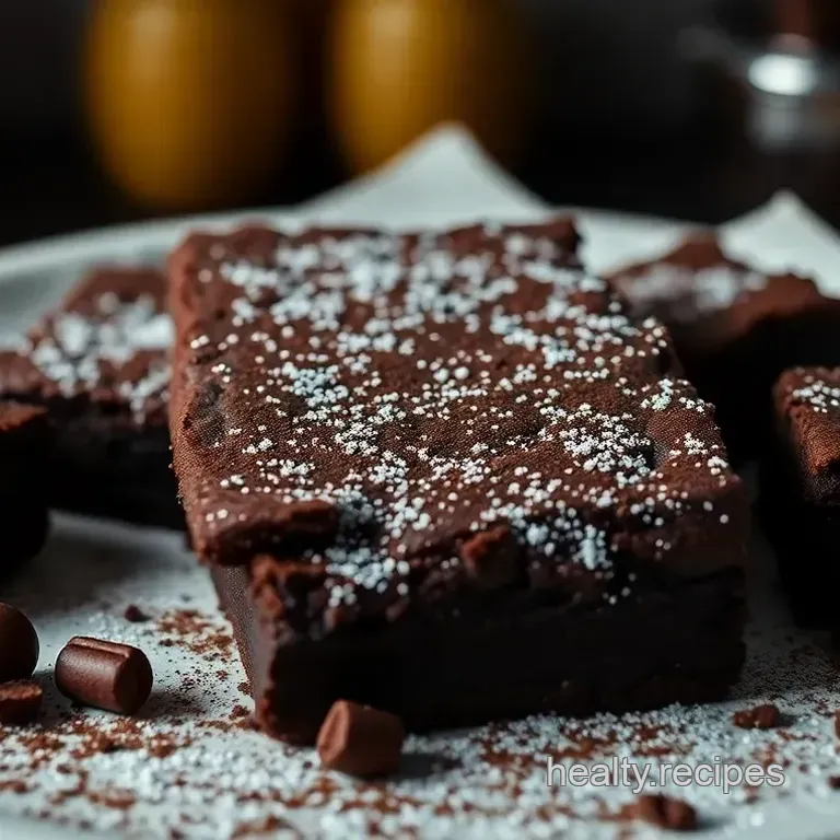 Decadent Dark Chocolate Powder Brownies