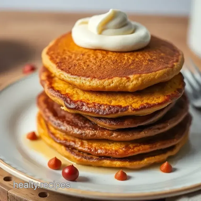 Layered Pumpkin Pancakes with Creamy Frosting