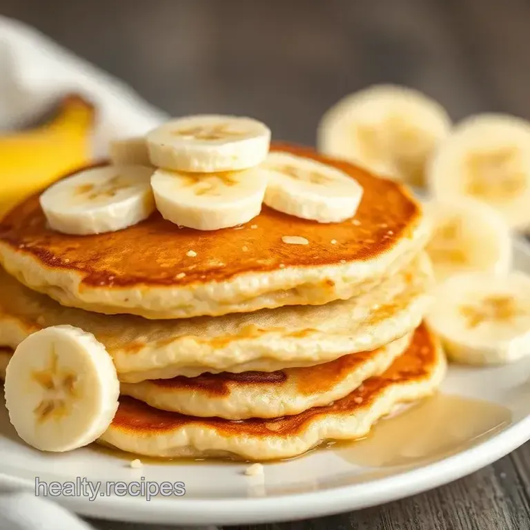 Fluffy Banana Oatmeal Pancakes: Quick & Delicious