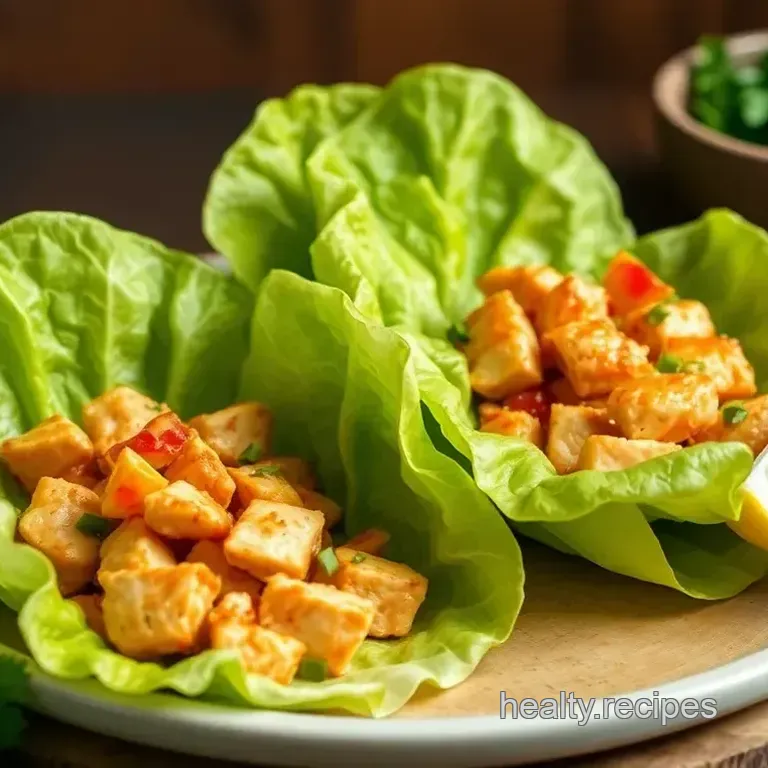 Sautéed Chicken Lettuce Wraps: A Wholesome Flavorful Delight