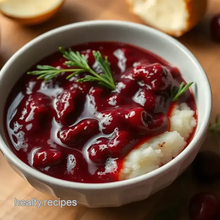 Cooked Keto Cranberry Sauce - Healthy & Easy