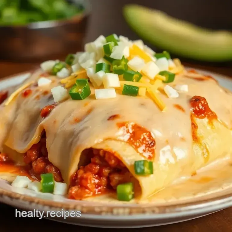 Mushroom and Wolf Brand Chile Enchiladas