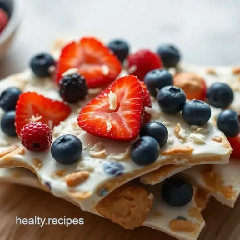 Easy Peanut Butter Yogurt Bark