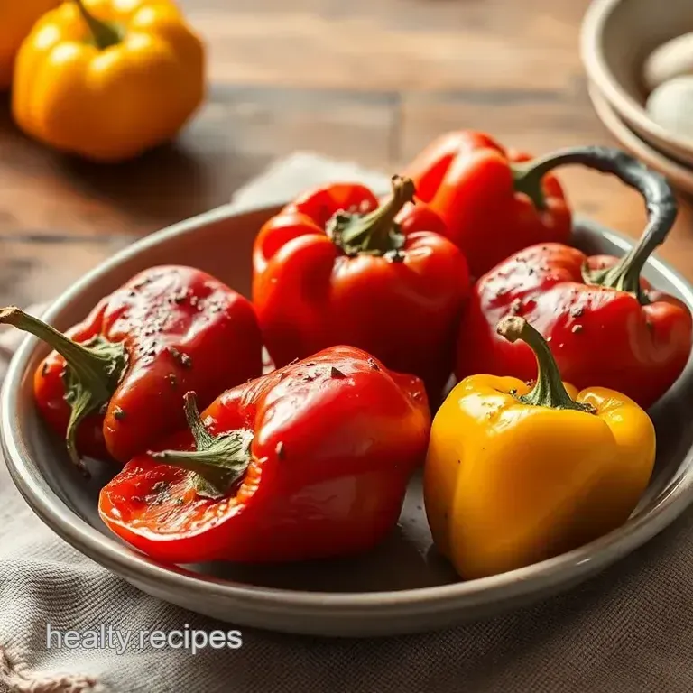 Delicious Oven Roasted Bell Peppers